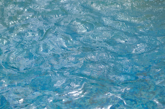 The water in the pool, texture.