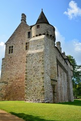 Fototapeta na wymiar Le magnifique château de la Roche-Jagu en Bretagne