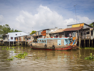 Fototapeta na wymiar View of Mekong river