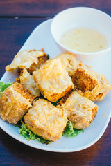 Deep fried crab roll