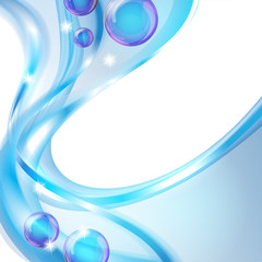 Abstract blue background vector