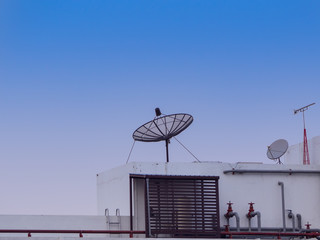 Satellite dish.