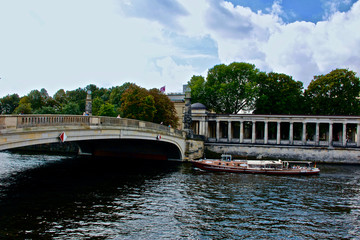 Fototapeta premium European bridge in Berlin, Germany landscape