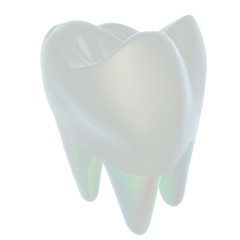 Tooth. 3d illustration