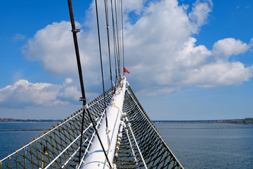 Auf einer Windjammer