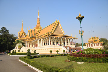Naklejka premium Royal Palace, Phnom Penh, Cambodia