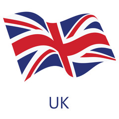 UK flag vector © viktorijareut