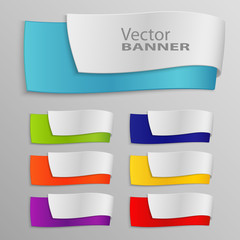 Vector banners set