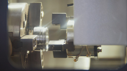 Fabrication of 3D parts on the machine at the factory