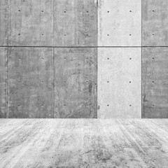 Gray concrete wall, background photo