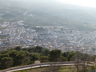 View of Archidona, Andalusia, Spain, from the castle