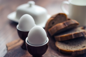 Obraz na płótnie Canvas Boiled eggs