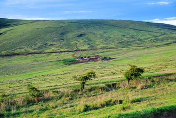 Fototapeta premium Tanzania green hills, Africa