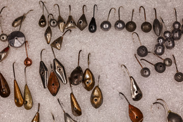 Набор крючков  для зимней рыбалки