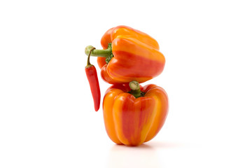 Tigerpaprika und Peperoni