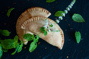 Ricotta, Spinach & Mint Homemade Empanadas