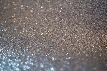 Abstract shiny silver glitter sparkle background
