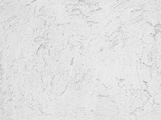 White Cement Wall Background , Closeup Grunge Texture White Paint Concrete Wall