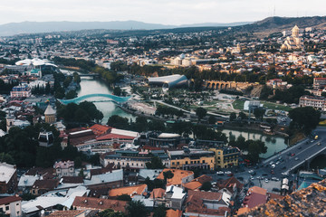 Fototapeta premium View of Tbilisi the Capital of Georgia Caucasus.