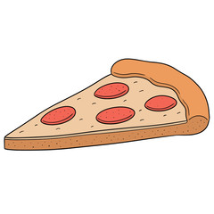 vector of pizza
