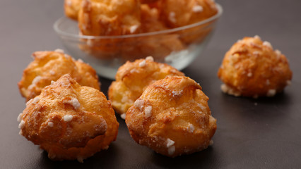 chouquette, french choux pastry