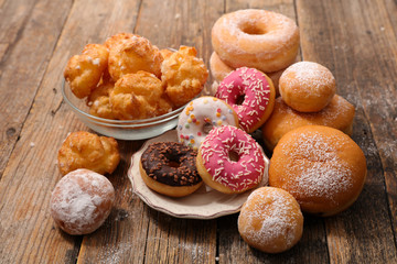 assorted donut and pastry