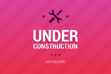 Under construction with coming soon label. 