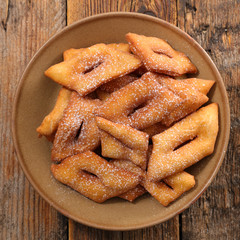 french carnival cake, bugne