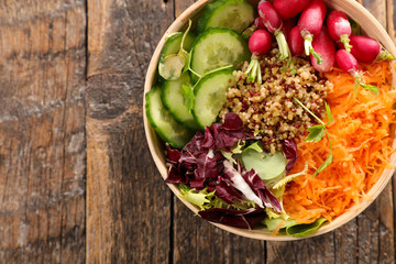 bowl of vegetarian salad