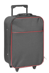 Travel Suitcase Black isolated on white