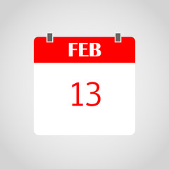 illustration isolated calender vector icon