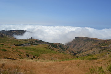 Gebirge auf Madeira / pico do arieiro