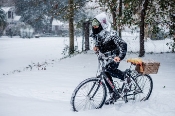 Biking in the Snow