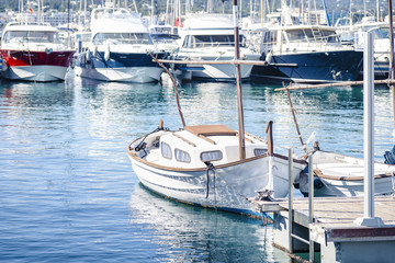 Fototapeta premium Boat at the dock