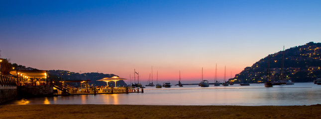 Bucht von Andratx am Abend, Mallorca