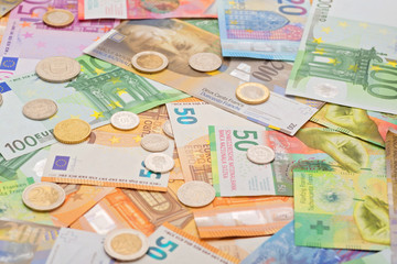 Schweizer Franken und Euro