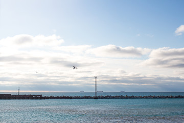 Sunny Day and Pier