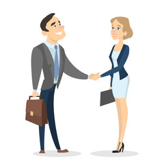 Business meeting deal.