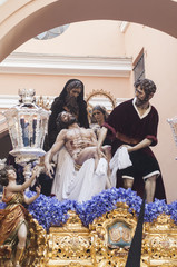 Float of Christ of the brotherhood of 
