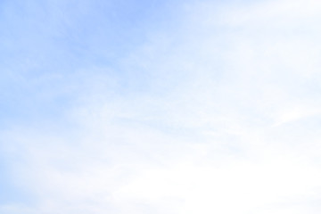 Blue sky with cloud in the morning.