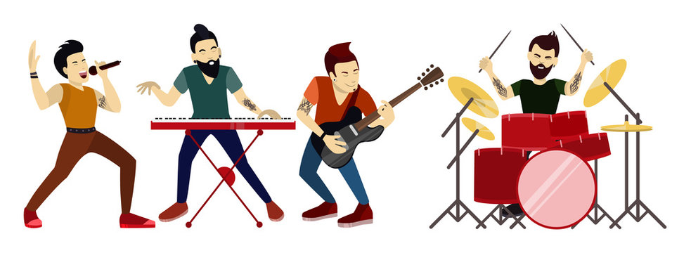 Rock Band Cartoon Images – Browse 12,425 Stock Photos, Vectors, and Video |  Adobe Stock