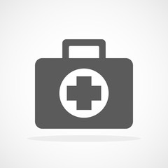 First aid icon. Vector illustration.