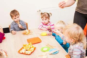 Lunch in kindergarden