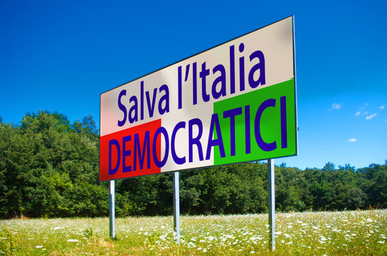 in the next elections save Italy, vote  Democratics
