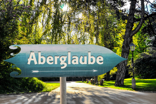 Schild 254 - Aberglaube