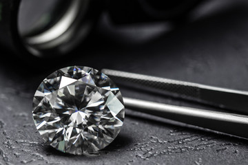 Diamond big carat luxury background