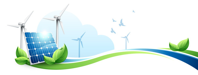 Ecologie Panneaux Solaires Eoliennes