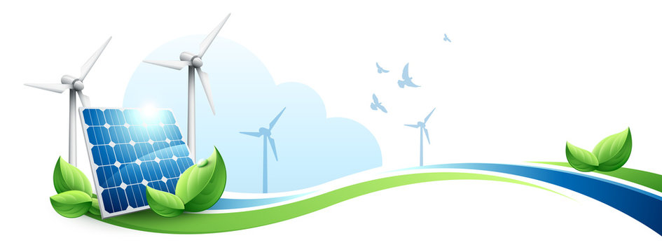 Ecologie Panneaux Solaires Eoliennes
