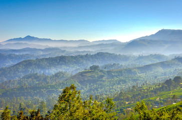 Central Sri Lanka landscape