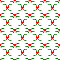 Heart seamless pattern